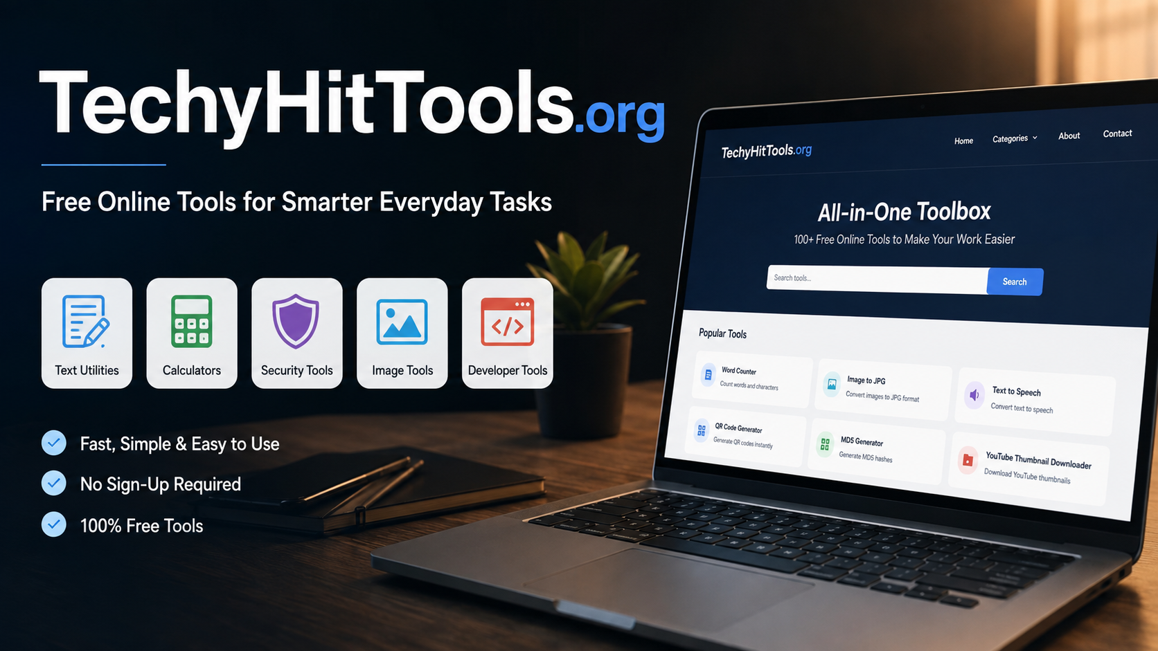 TechyHitTools.org Review: Free Online SEO, Content & Dev Tools with Limitations