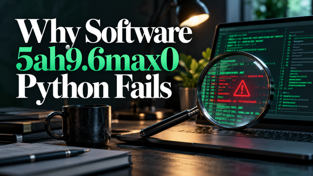 Why Software 5ah9.6max0 Python Fails — conceptual Python developer workstation