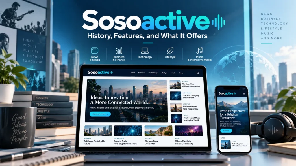Sosoactive: History, Features, Website, and What It Offers Sosoactive: History, Features, Website, and What It Offers
